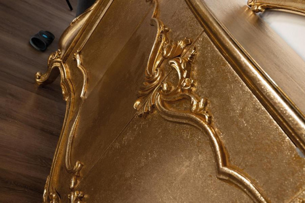 Duebelbett Polsterbett Braun 180x200 Better Luxus Design Miwwelen Wandpaneel Nei