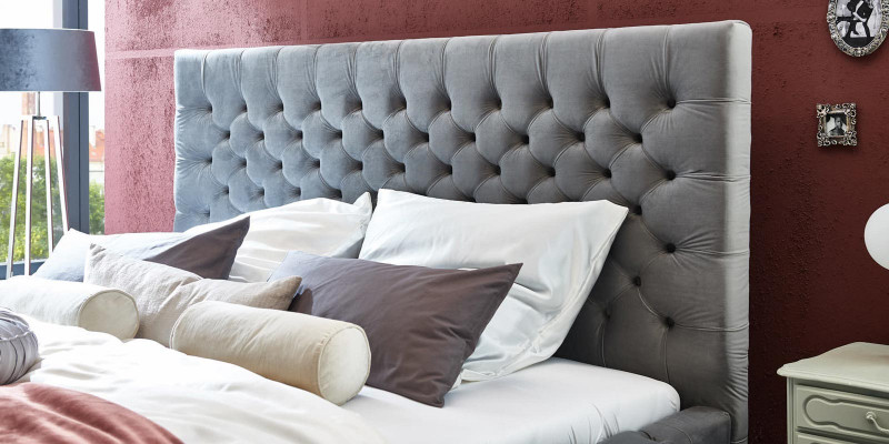 Schlofzëmmer Hotel Bettgestell 180x200cm Nei Modern Bett Design