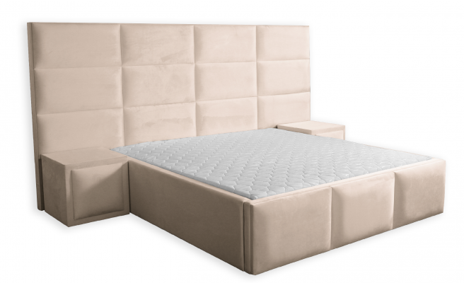 Boxspring Design Bett Betten Koppel Matratz Schlof Zëmmer Luxus Hotel