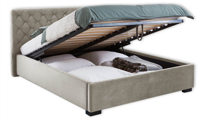 Schlofzëmmer Hotel Better 180x200 Chesterfield Neit Luxus Bett Eebett