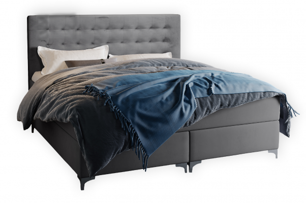 Schlofzëmmer Miwwelen Bettrahmen 180x200 Luxusdesign Bett Duebelbetter Polster.