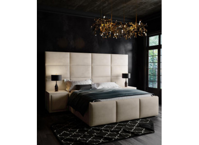 Duebelbett Bett Këssen Better Design Schlofzëmmer Miwwelen Ariichtung 180x200cm