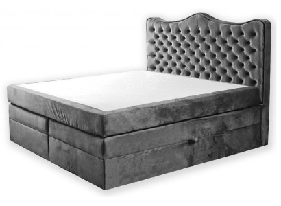 Boxspringbett Better Polster Bett Hotel Lieder Textil Stoff 180x200cm Samt Miwwelen