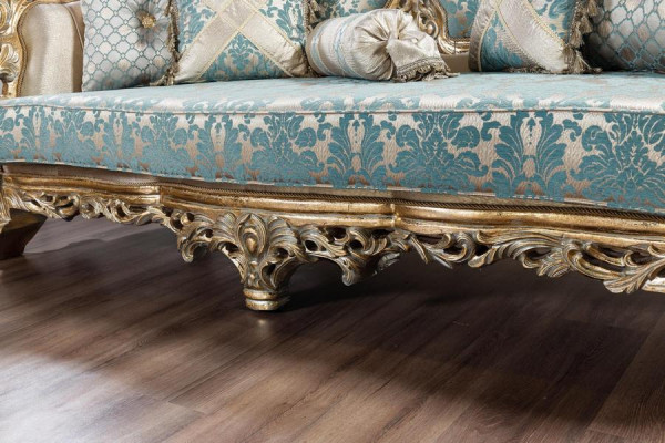 Sofagarnitur 3+3+1+1 Sëtzplazen Dësch Canapé Fauteuil Sofae Stoff Luxus Set 5-Deelerset.