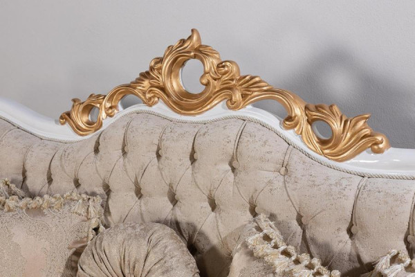 Sofagarnitur 3+1 Sëtzer Set Design Canapéen Polster Couchen Lieder Relax Klassiker
