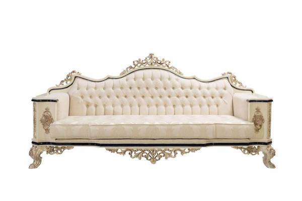 Sofagarnitur 3+1+1 Sëtz Sofa Luxus Garnituren Sofas Polster Stoff Textil Nei