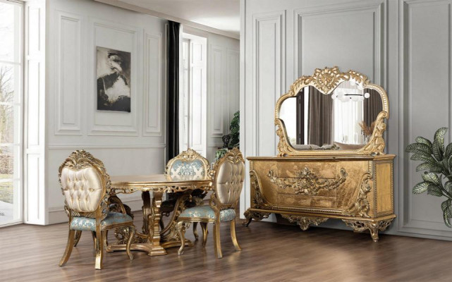 Set Commode Spigel Garnitur Kommoden Holz Grupp Sideboard Miwwelen Barock