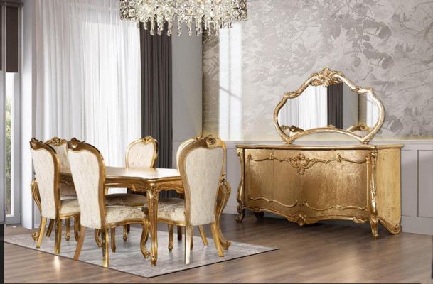 Anrichte Spigel Luxus Kommode Garnitur Miwwel Kommoden Anrichten Gold