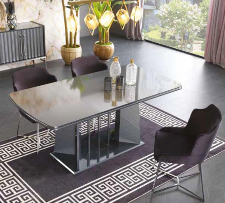 Stull Polster Textil Modern Designer Lehn Sëtz Fauteuil Luxus Iess Zëmmer 1x Stull