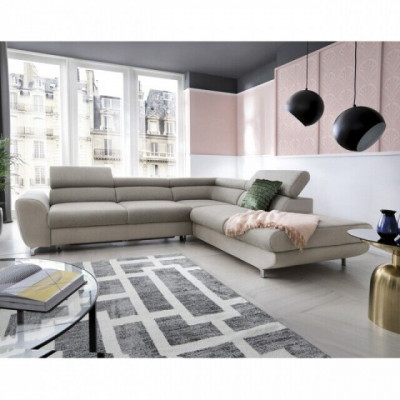 Schlofcouch Sofa Bettfunktioun Eck Garnitur Multifunktions Couch Sofaen