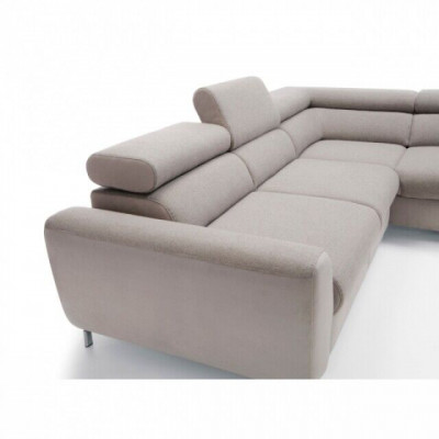 Schlofcouch Sofa Bettfunktioun Eck Garnitur Multifunktions Couch Sofaen