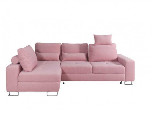 Ecksofa Wunnlandschaft Polster mat Schloffunktion Sofa Ecksofa Canapé Eck Garnitur