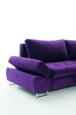 Eleganc L-Form Eck-Sofa Stoff Couch Wunnzëmmer modern Design Sofasen