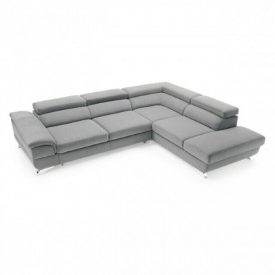 Schlofschofasofa Funktiounsséi Polster Stuffecksofa Textjstëll Garnitur.