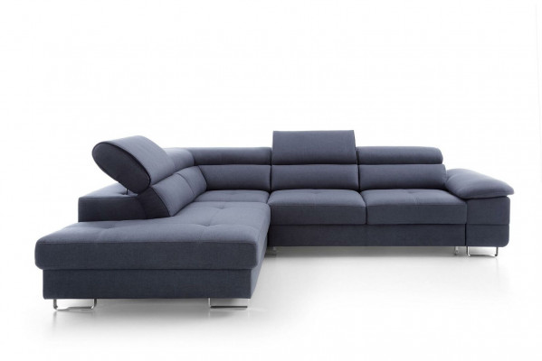 Textil Canapé Eckcanapé Canapé Couch Polster Wunnlandschaft Textil Canapéen Couchen LForm
