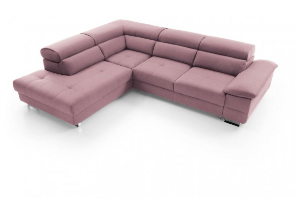 Textil Canapé Eckcanapé Canapé Couch Polster Wunnlandschaft Textil Canapéen Couchen LForm