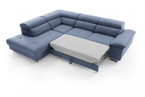 Textil Canapé Eckcanapé Canapé Couch Polster Wunnlandschaft Textil Canapéen Couchen LForm