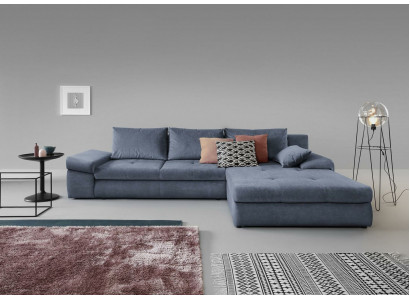 L-Form Canapé Couleur Ecksofa Canapé Polstermöbel Wunnzëmmer Textil Gro
