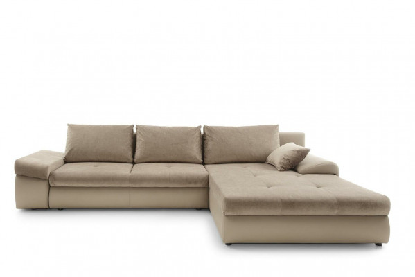 L-Form Canapé Couleur Ecksofa Canapé Polstermöbel Wunnzëmmer Textil Gro