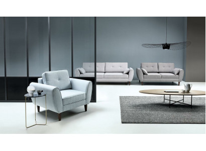 Sofas modern Luxus Garnitur 3+2+1 Sitz Textil komplett Garnituren Nei Miwwelen