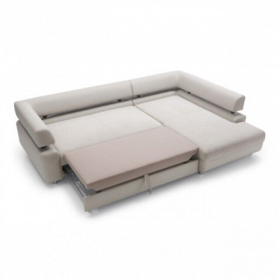 Schlofcanapé Sofa Bettfunktioun Multifunktions Eck Garnitur Canapéen Sofas