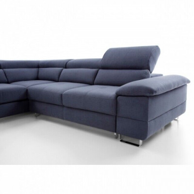 Design Schlofzofa mat Bettfunktioun Bettkësch Sofa Polster Eck Sofas Couch