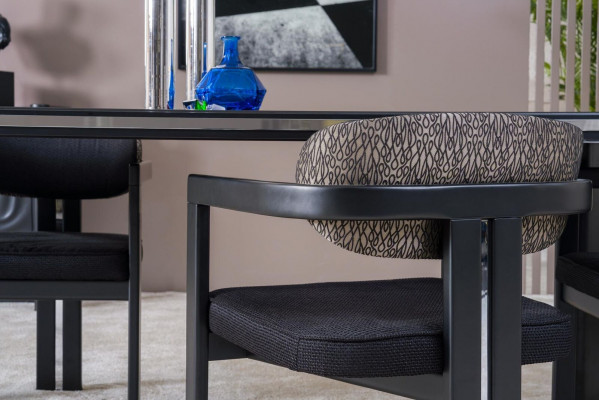 Iesszëmmer Set 6x Still Iessdësch Iesszëmmer Designer Holz Still Garnitur Nei