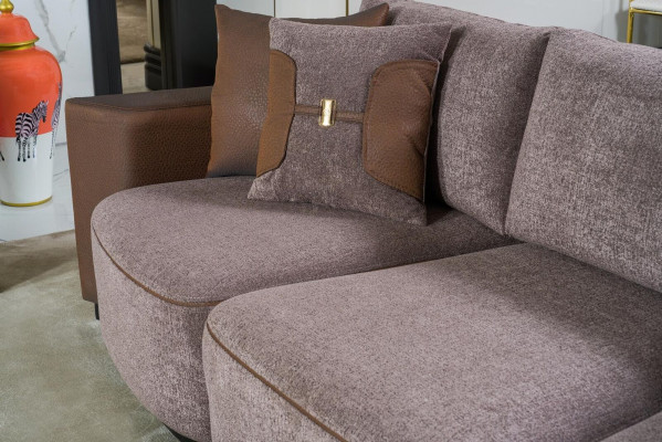 Sofa 3 Sëtzer Design Sofas Polstersofa Couchen Relax Sëtz Miwwelen Modern Nei