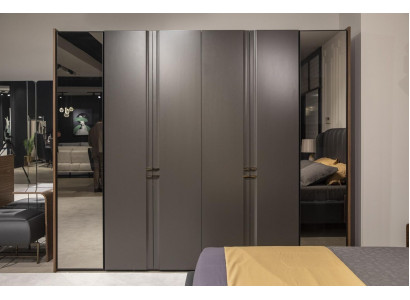 Moderne Kleederschaf Luxus Schaf Holz Schief Glas Taupe Schlofzëmmer