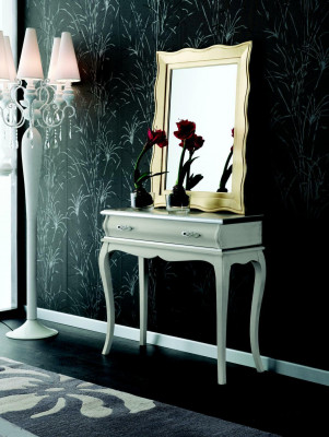 Miwwel Stil Barock Konsolendësch Wanddësch Dësch Sideboard Klassesch Anrichte