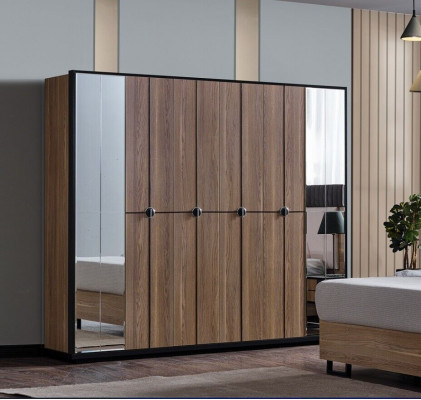 Garderob Schief Schaf Design Holz 246 cm Modern Miwwelen Nei