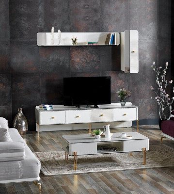 Modern RTV Regal Sideboard RTV Kommode Lowboard Fernseh Stänner Schaf Mobiliar