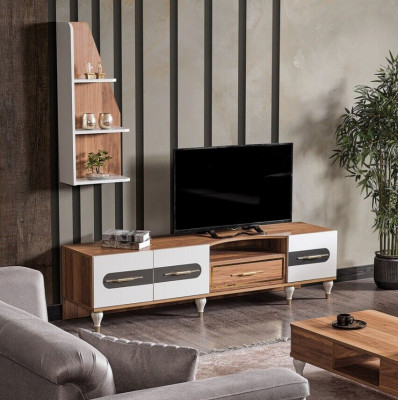 Modern RTV Regal Sideboard Kommode Lowboard Fernseh Ständer Schaf Schiefmueble