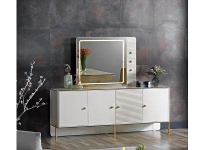 Sideboard Anrichte Luxus Garnitur Kommode Holz Kommoden Modern