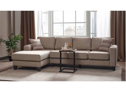 Wunlandschaft Ecksofa L-Form Couch Sëtz Polster Sofa Luxus Miwwelen Sofas modern Nei