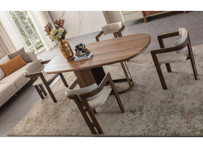 Iesszëmmer Set Luxus 6x Still Iessdësch Iessgrupp Garnitur Lehnstill Modern Nei