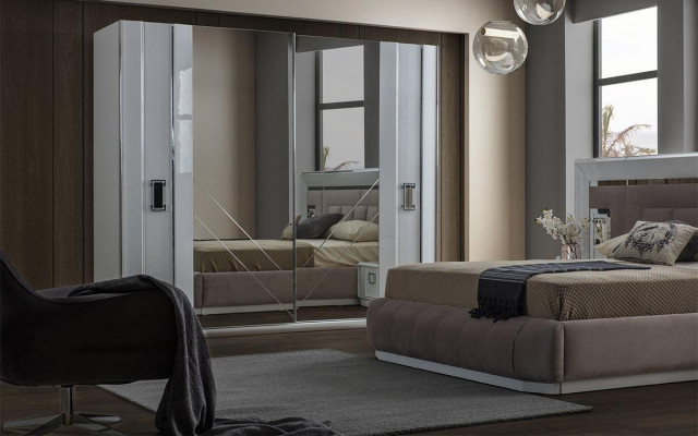 Designer-Schlofzëmmer Kleederschaf Luxus Modern Schaf Nei Miwwelen