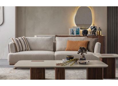 Modern Sofa 3 Sëtzgeleeënheet Relax Sofa Luxus 3er Sofa Wunnzëmmer 3 Sëtzgeleeënheet