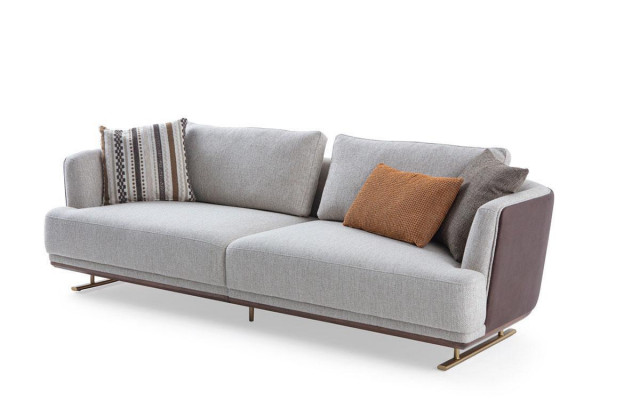 Modern Sofa 3 Sëtzgeleeënheet Relax Sofa Luxus 3er Sofa Wunnzëmmer 3 Sëtzgeleeënheet