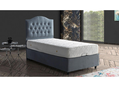 Bett Design Luxus Chesterfield Polster Schlofkummer Miwwelen Modern 90x190 Luxus