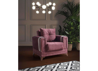 Design Sëtz Luxus Still Relax Textil Rosa Still Lounge Club Modern