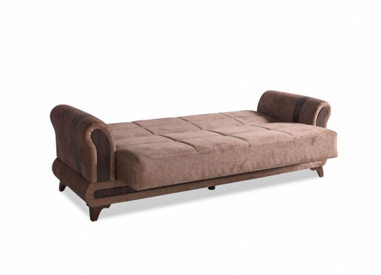 Salonensemble 3+2+1+1 Plazen Wunnzëmmer Set Stoff Sofa Fauteuil Schlofssofa