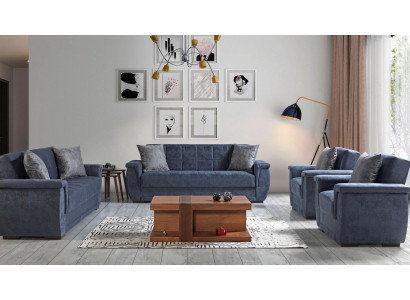 Schlofzofa Garnitur Sëtzpolster Sofagarnitur Couch 3+2+1+1 Sëtz Couchen Sofas