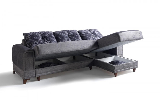 Eckcouch Wunnlandschaft Gro L-Form Eck Sofa Wunnzëmmer Eckcouch Modern