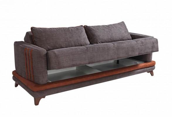 Sofagarnitur 3+1 Sëtzer Textil Holz Sofa 3 Sëtzer Modern Sëtz Komplett Set Nei EU