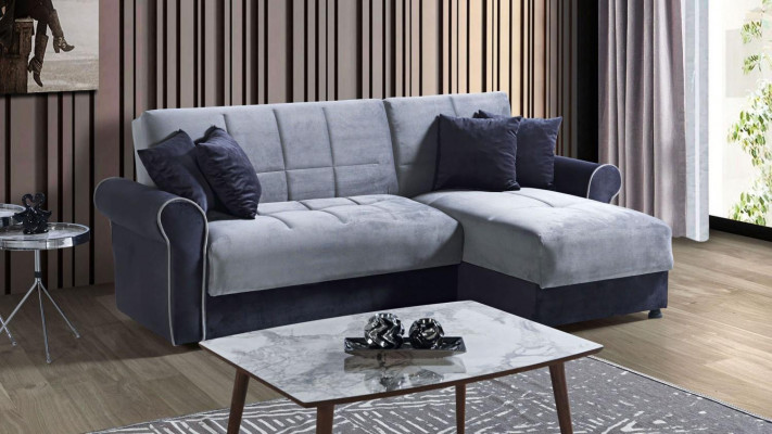 Ecksofa L-Form Textil Eckcouch Sofa Polster Premium Couch L Form Modern Nei 1