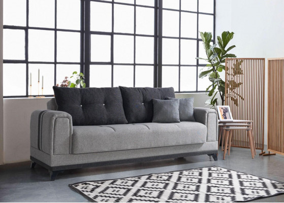 Wunnzëmmer Luxus Sofa 3 Sëtz Relax Sofas Modern Gro Relax 3 Sëtz Couchen