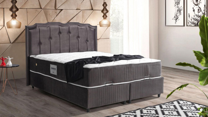 Bett Design Better Luxus Polster Schlofzëmmer Miwwelen Boxsping Brong 160x200