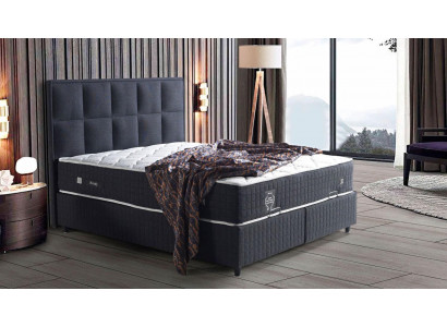 Designer-Duebbelbett Holz Designer-Betten Miwwelen Schlofzëmmer Bett Boxspring