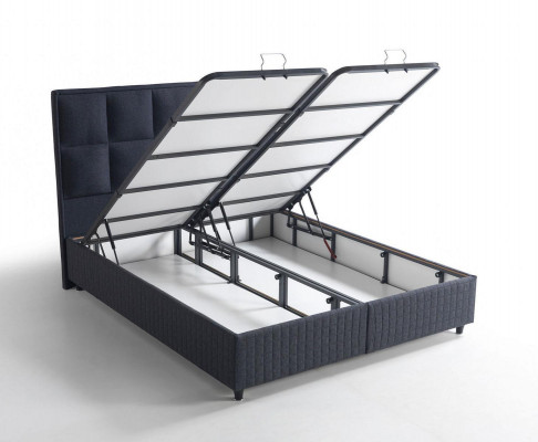 Designer-Duebbelbett Holz Designer-Betten Miwwelen Schlofzëmmer Bett Boxspring